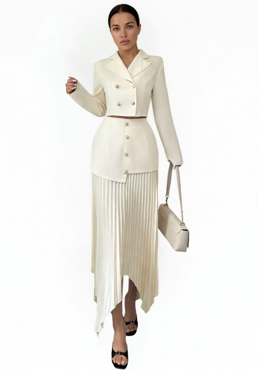 Asymmetric Elegance Suit